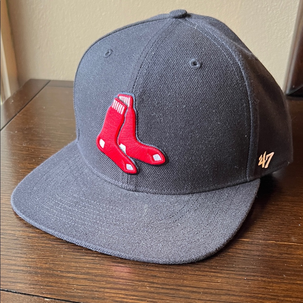 47 Brand Navy Cap with Boston Red Sox Logo
